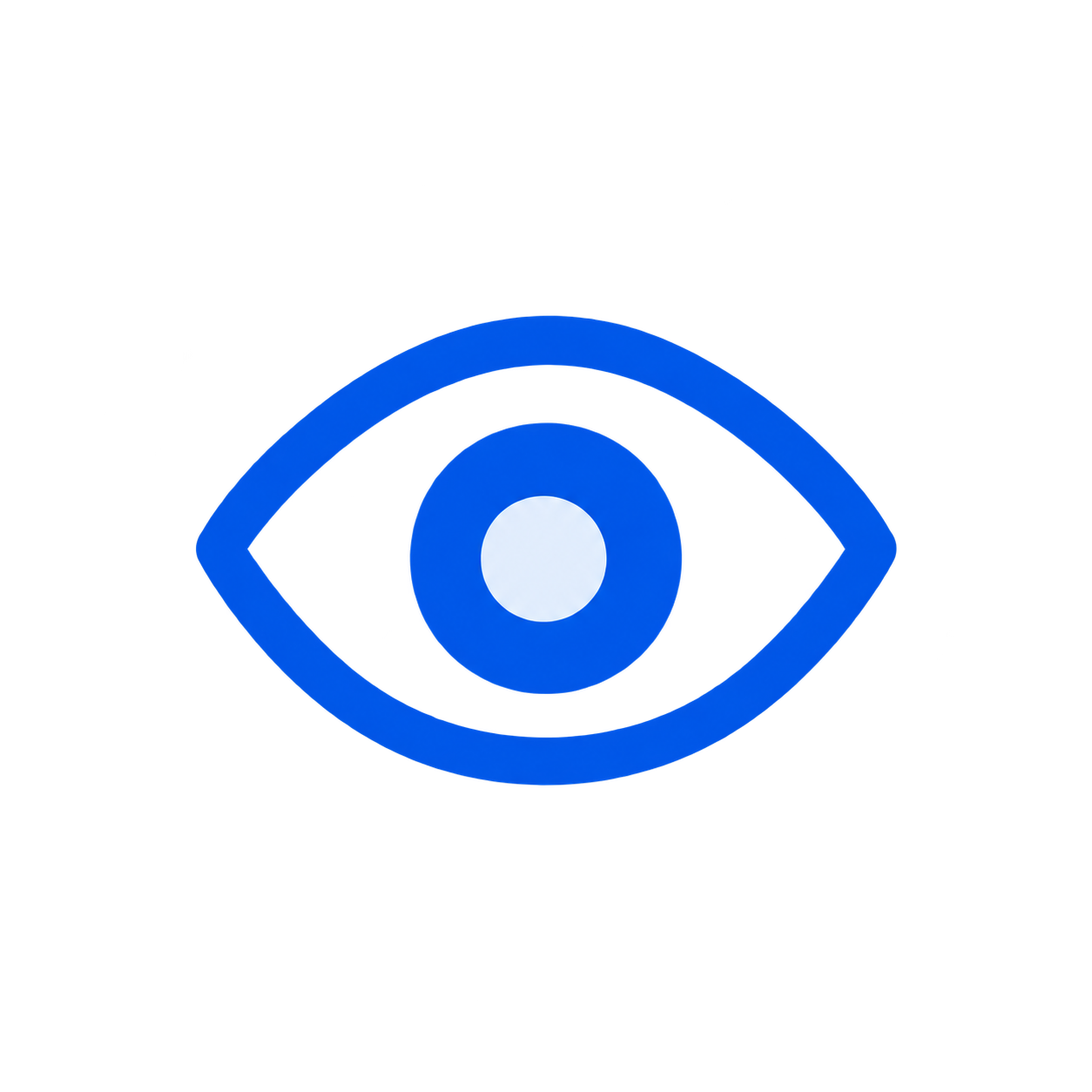 Eye icon representing preview before action in PowerOps